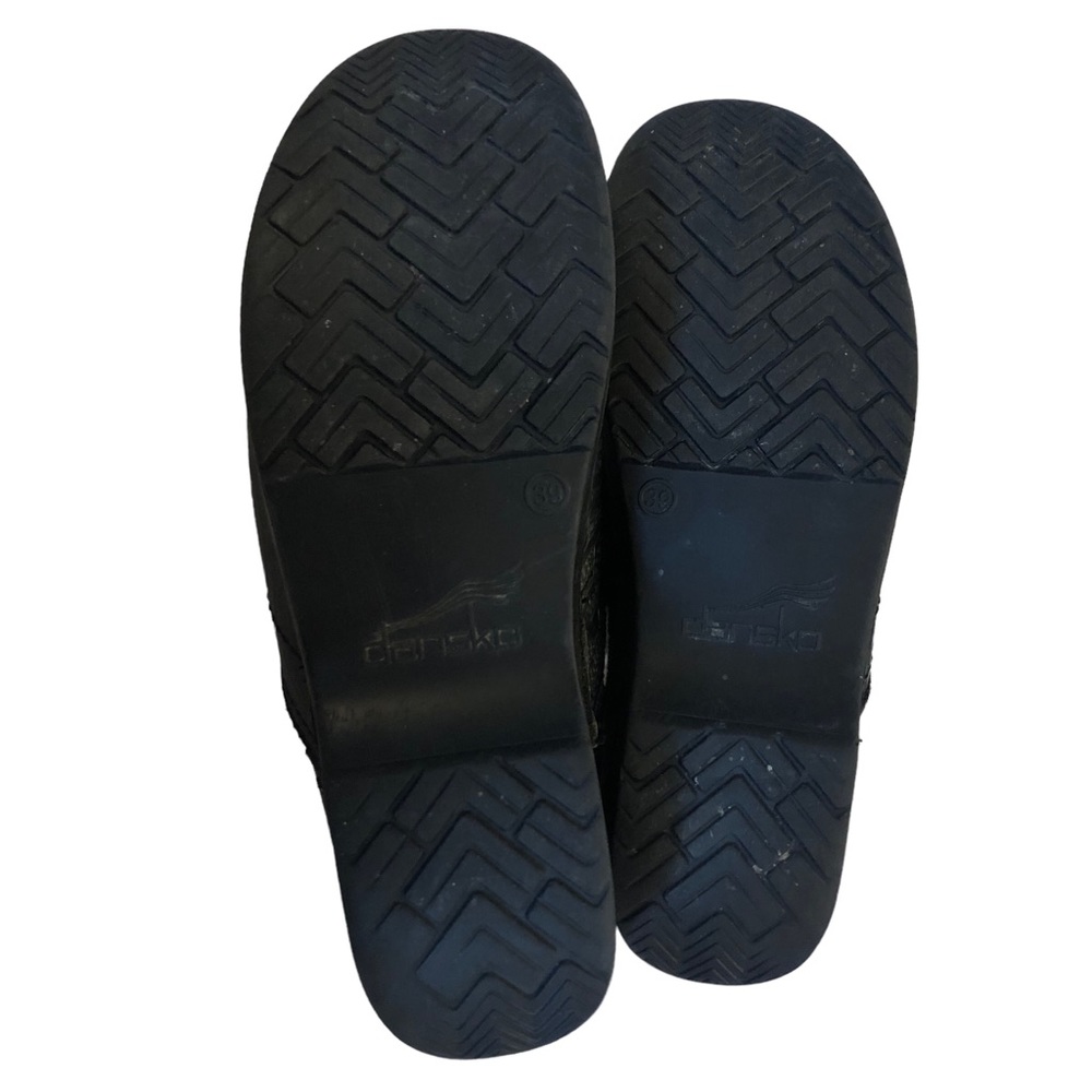 Dansko Black Leather Embossed Shoes size 39 (8.5) - Picture 10 of 10